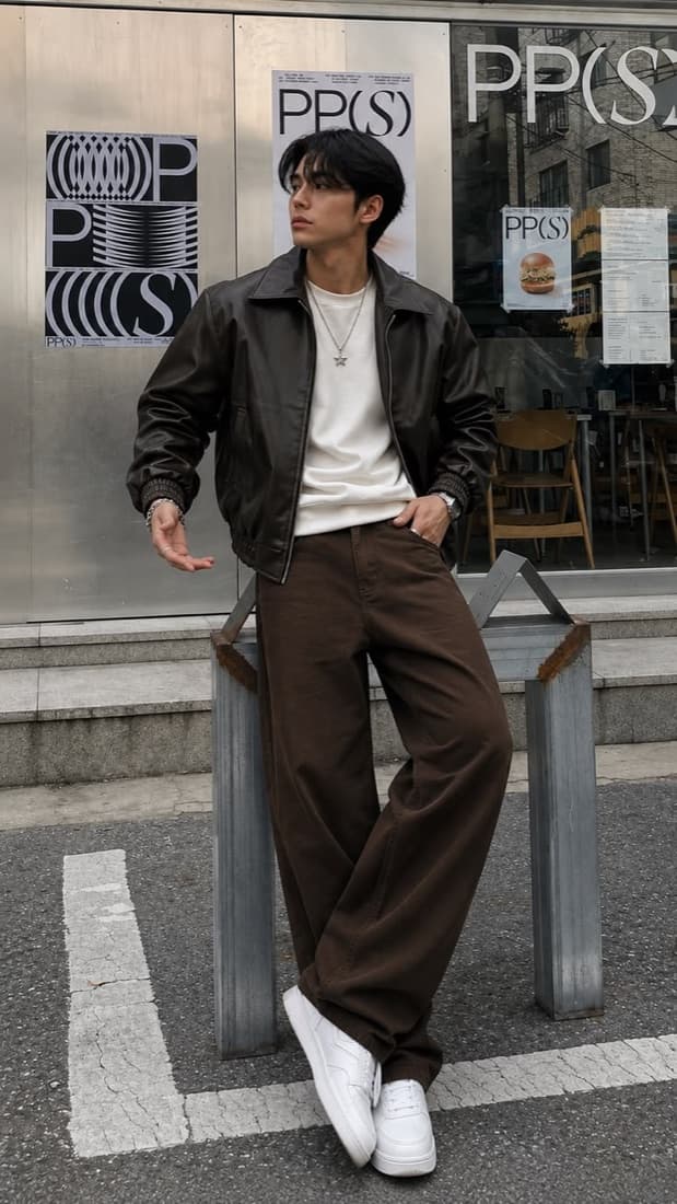 Chidi E. dressed for Street style