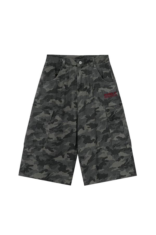 Camo Cargo Jorts